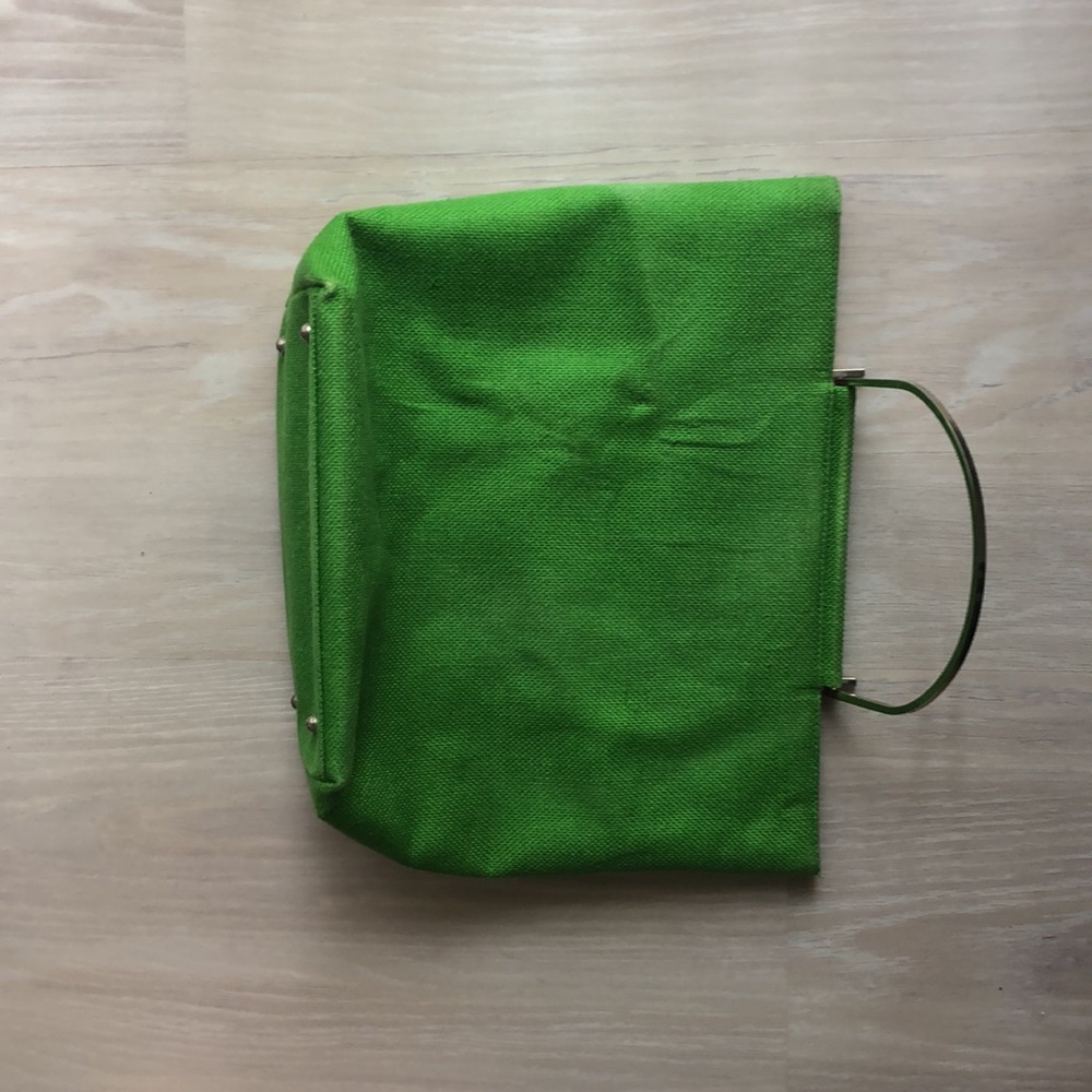 Vintage Kate Spade bag - green, metal handles - Picture 6 of 9